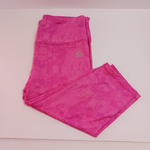 RBX Capri Leggings Women's Medium Pink with Inner Pocket - Picture 1 of 11